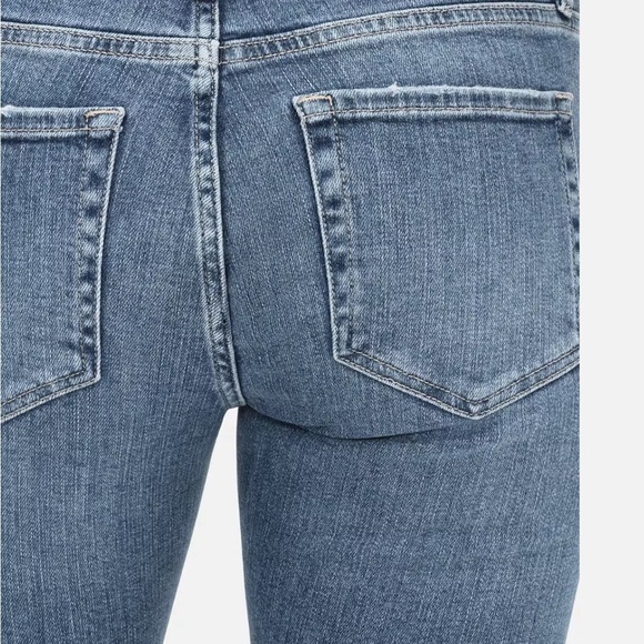 Frame Le Garçon Women’s Jeans Mid Rise Boyfriend Ankle Length Size 25 Stretch - Picture 3 of 11